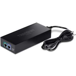 TRENDnet TPE-319GI 10 Gigabit PoE++ Injector, 90W power, wall mount, Integrated power supply 